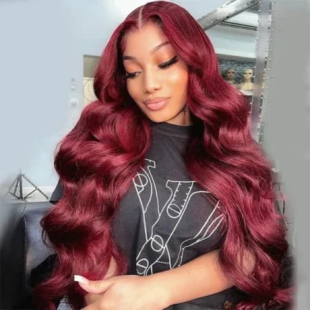 Burgundy Bady Wave