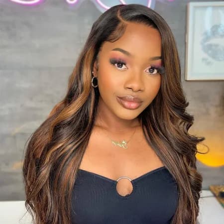 Color Body Wave Human Hair Wig