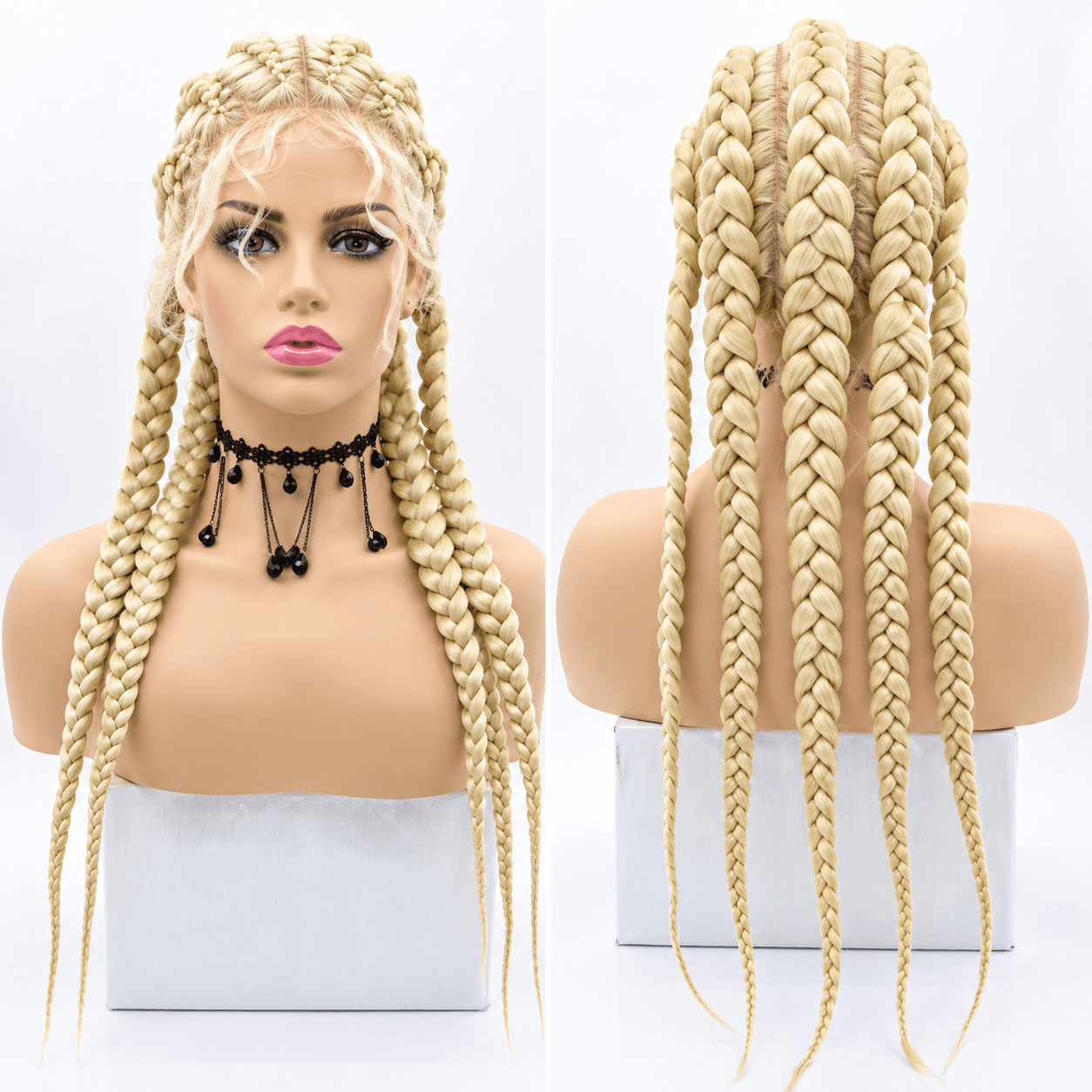 Purple Braid Long Anime