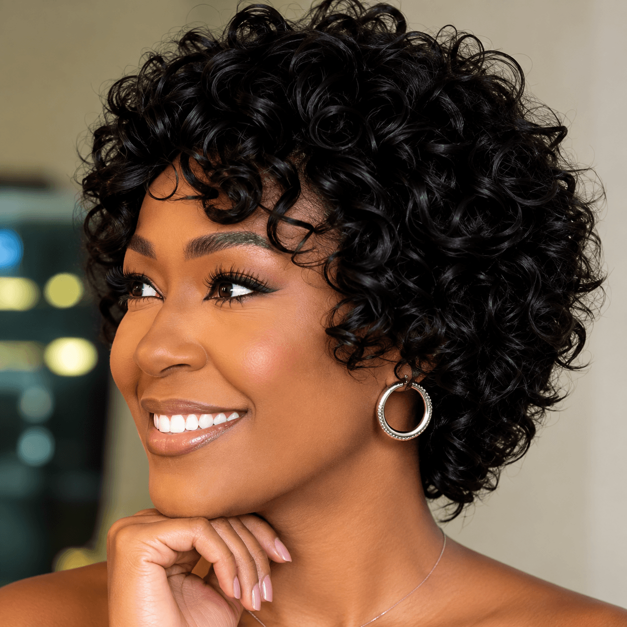 Curly Wavy Human